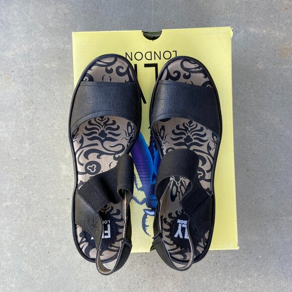 Fly London Shoes - FLY LONDON Wost Black Sandals